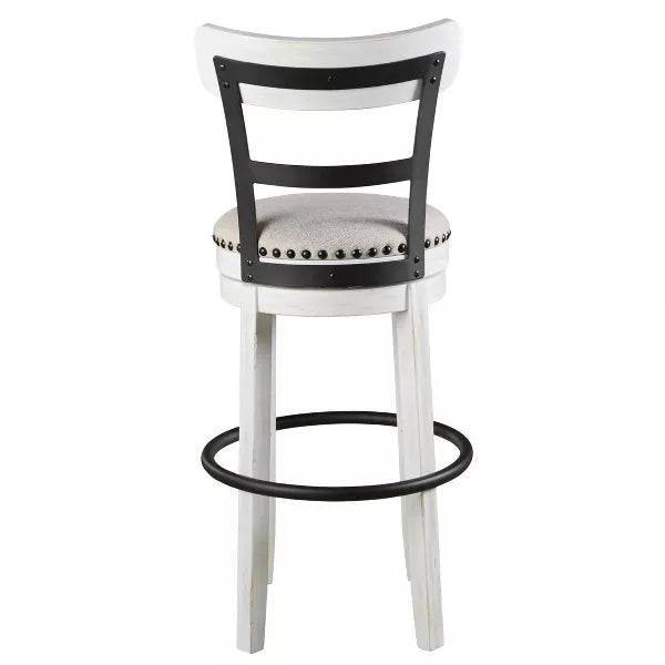 Tall Valebeck Upholstered Swivel Barstool - Signature Design by Ashley