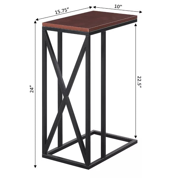 Tucson C End Table - Breighton Home (Color Cherry/Black)