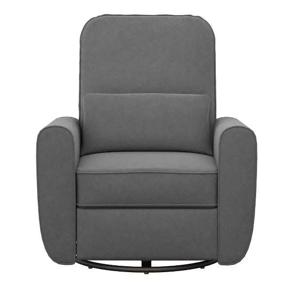 Baby Relax Kennedy Nursery Gliding Recliner Upholstered Accent Chair - Gray