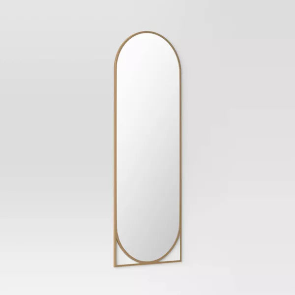 20" x 58" Full Length Floor Mirror Gold - Threshold™