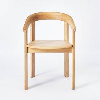 Terra Solid Wood Curved Natural Dining Chair - Threshold™ designed with Studio McGee (Natural)