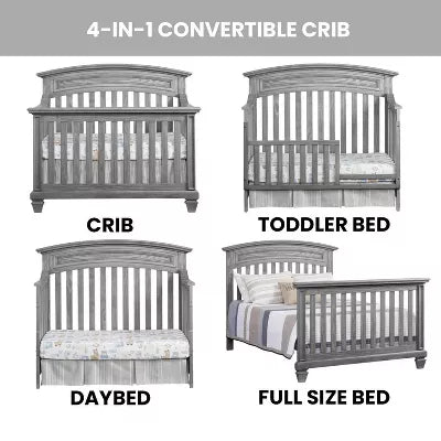 Oxford Baby Richmond 4 in 1 Convertible Crib