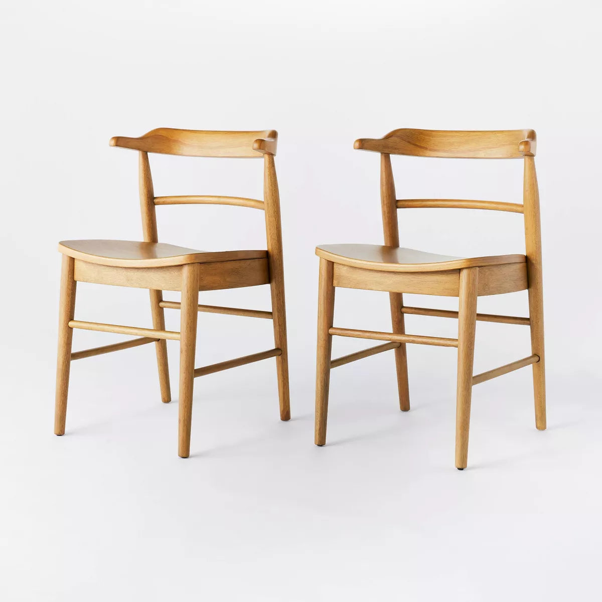 Kaysville Curved Back Wood Dining Chair - Threshold™ designed with Studio McGee