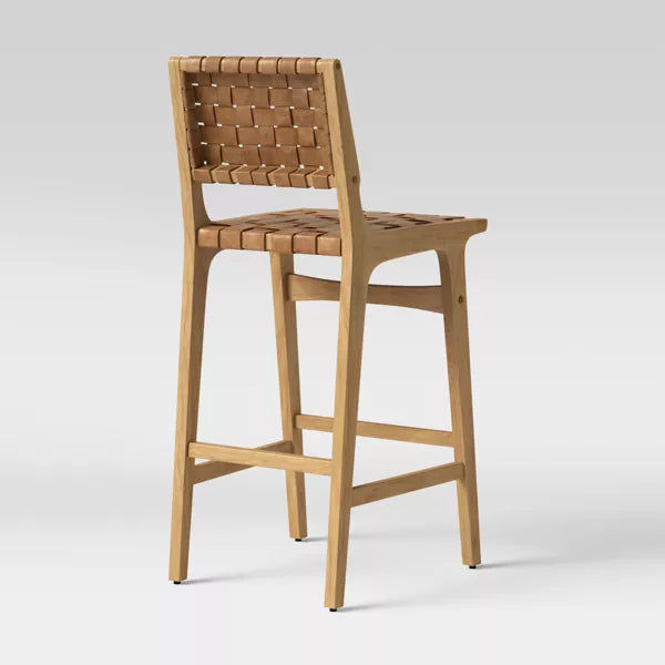 Ceylon Woven and Wood Barstool - Threshold™