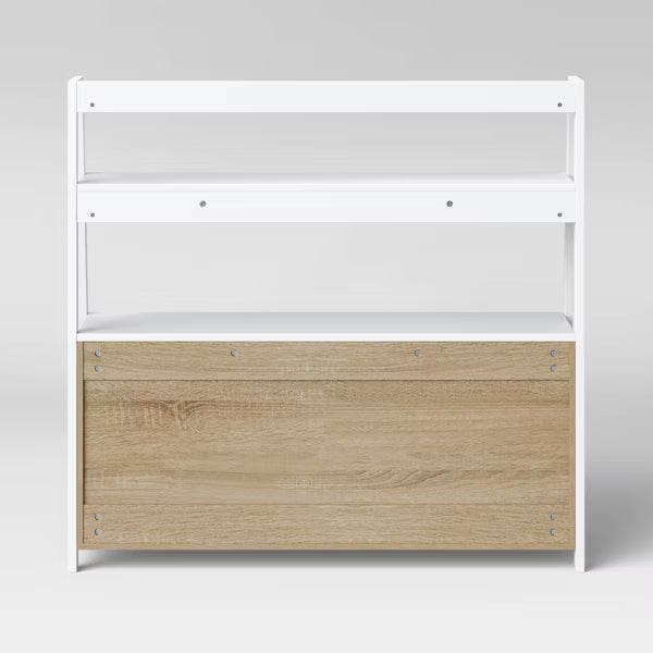 Bly Wide Kids' Bookshelf White - Pillowfort™