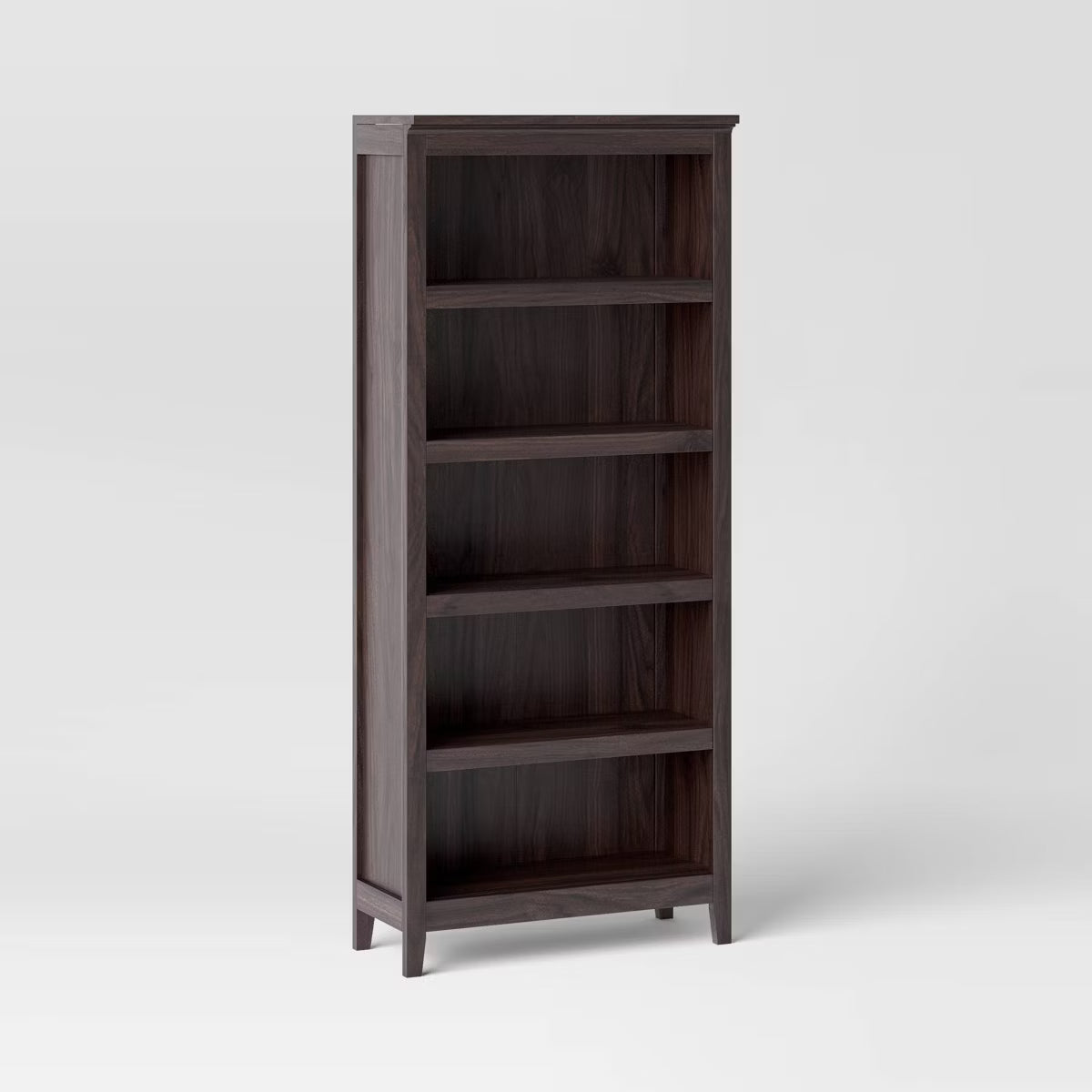 72" Carson 5 Shelf Bookcase Espresso - Threshold™
