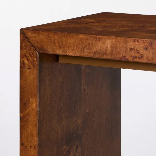 Ogden Burled Wood Console Table - Threshold™ designed with Studio McGee