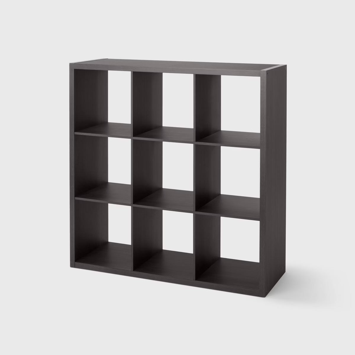 13' 9 Cube Organizer Black Oak - Brightroom™: Storage Cubes Bookshelf, Cubby Storage Shelves, MDF & Particle Board