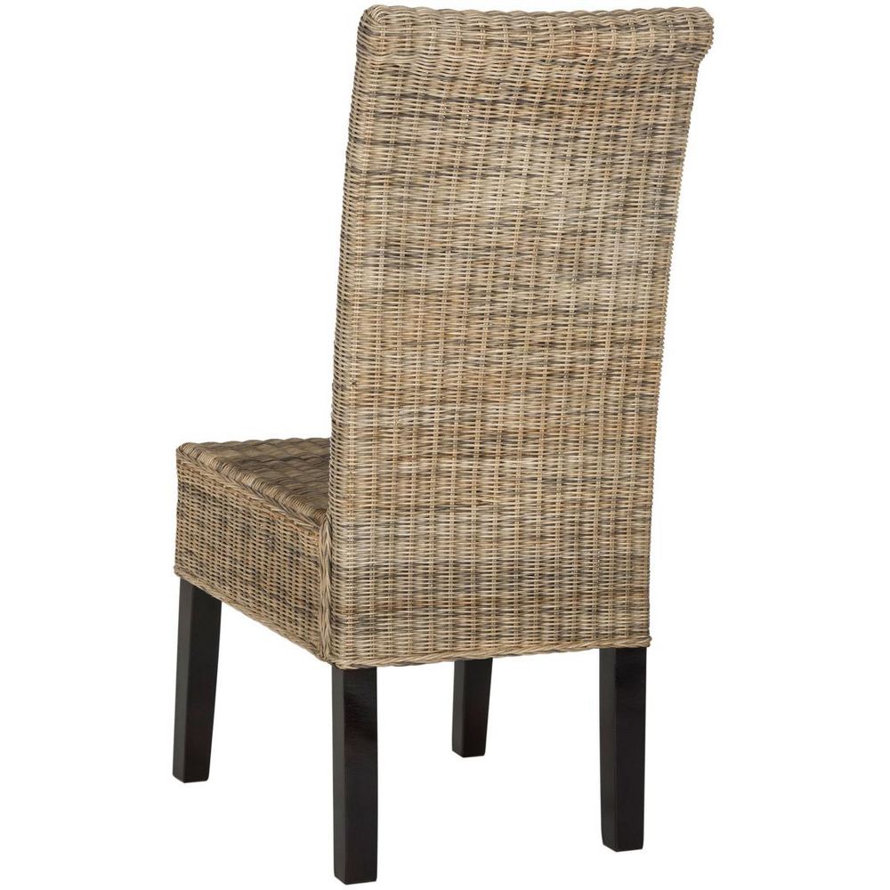 Arjun 18''H Wicker Dining Chair (Set of 2) - Safavieh