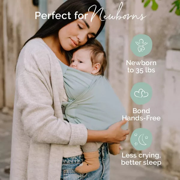 Boba Bliss 2-in-1 Hybrid Baby Carrier & Wrap (Color Sea Mist)