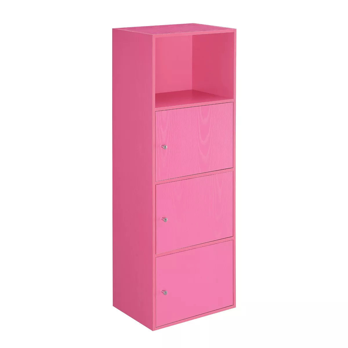 Breighton Home VersaStorage Tri-Door Cabinet with Cubby Storage and Shelf