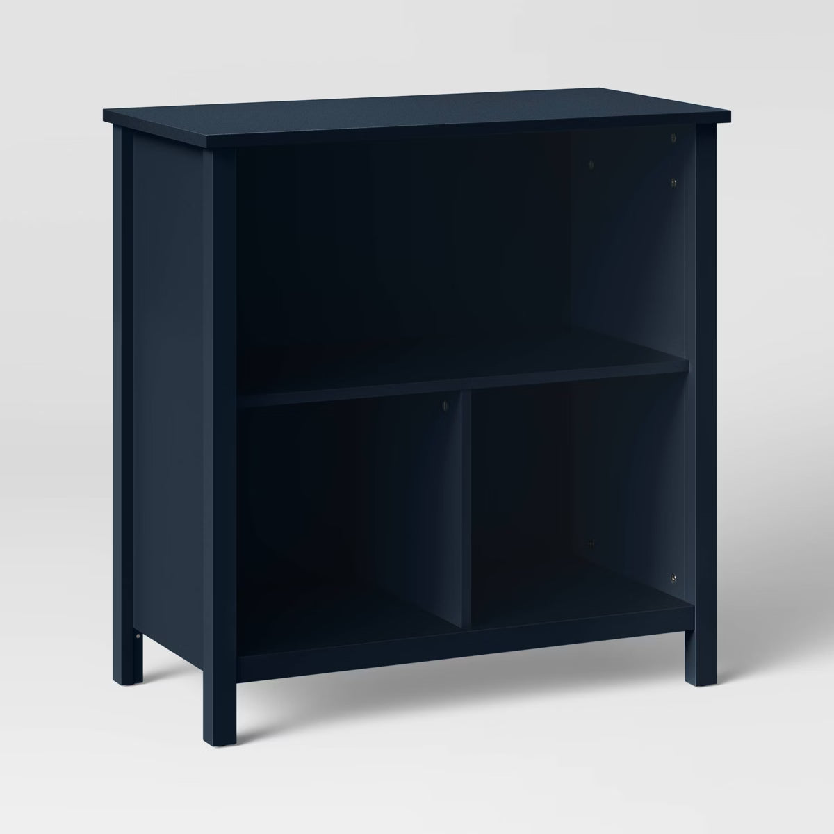 Osa Kids' Bookcase Blue - Pillowfort™: Vertical Bookshelf with Anti-Tip Hardware, 2 Compartments, 1 Shelf