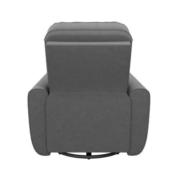 Baby Relax Kennedy Nursery Gliding Recliner Upholstered Accent Chair - Gray