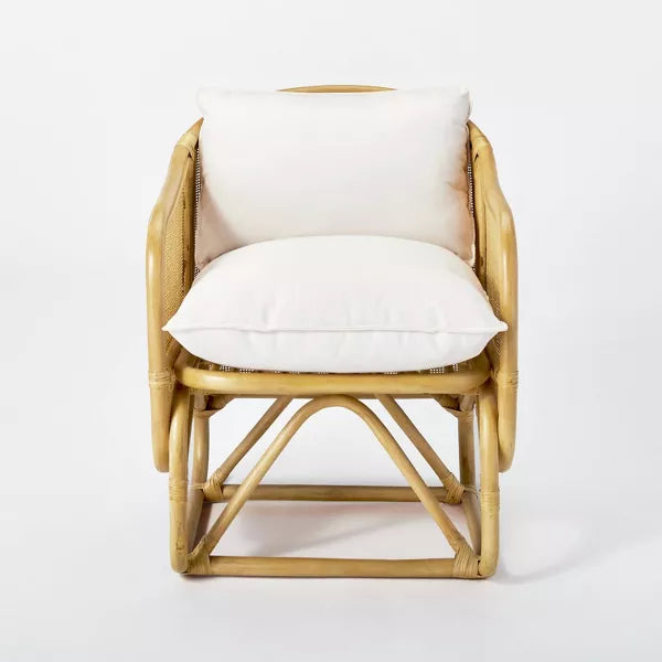 Rialto Woven Barrel Back Chair with Cushion - Threshold™ designed with Studio McGee
