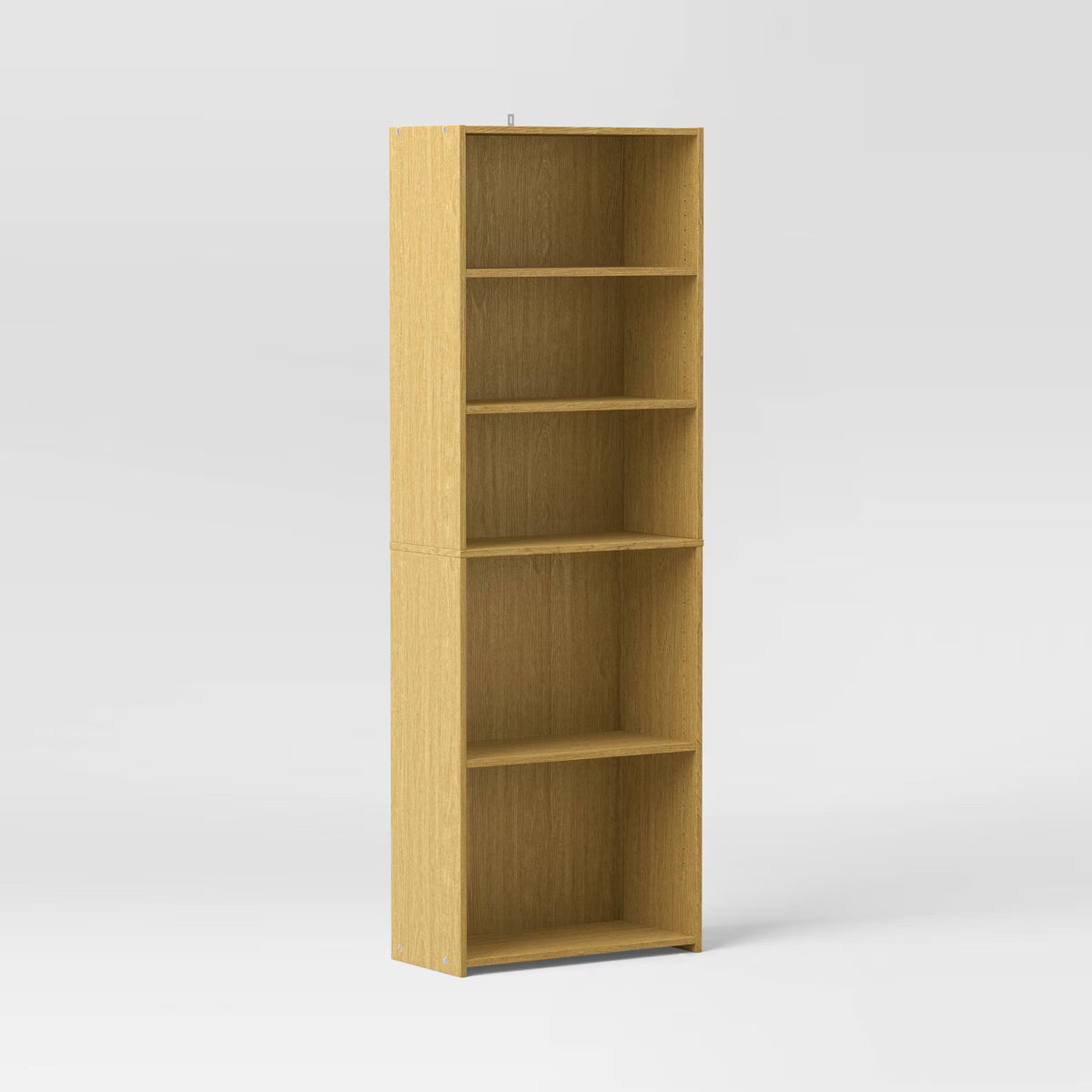 Dorm 5 Shelf Bookcase Natural Wood - Room Essentials