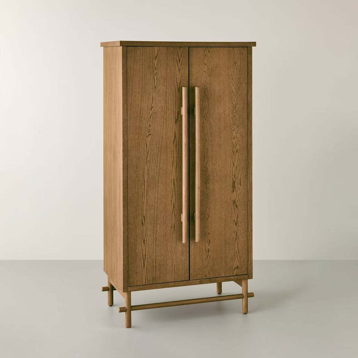 Large Aged Oak Cupboard - Hearth & Hand™ with Magnolia