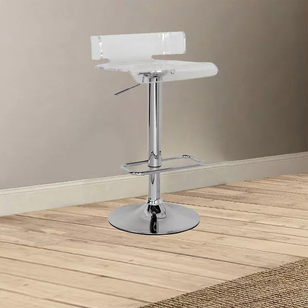 Counter and Barstools Chrome - Acme Furniture