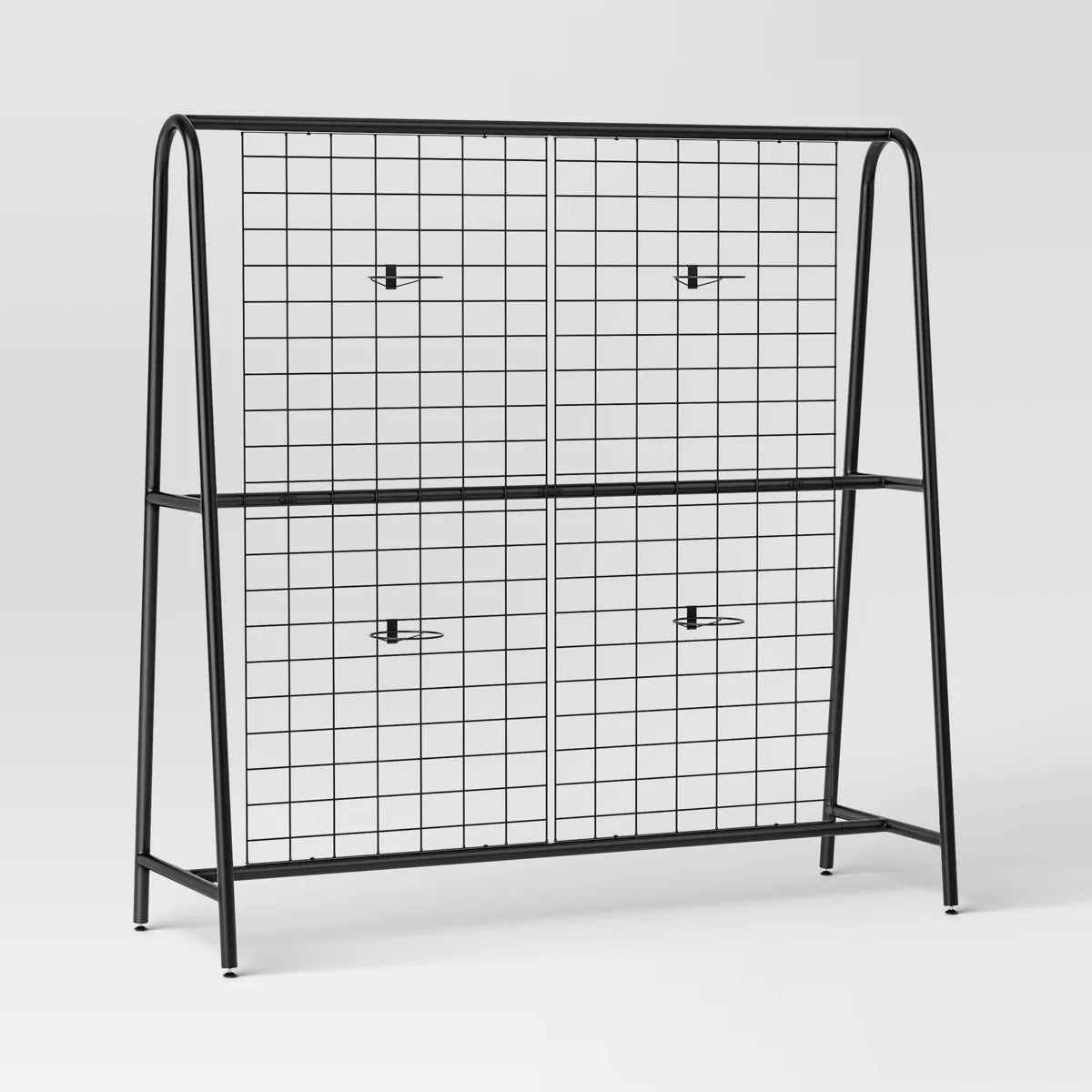 69.5" A-Frame Outdoor Decorative Screen Black - Room Essentials™