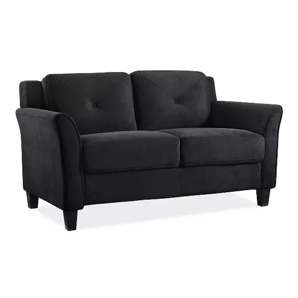 Harper Tufted Microfiber Loveseat - Lifestyle Solutions