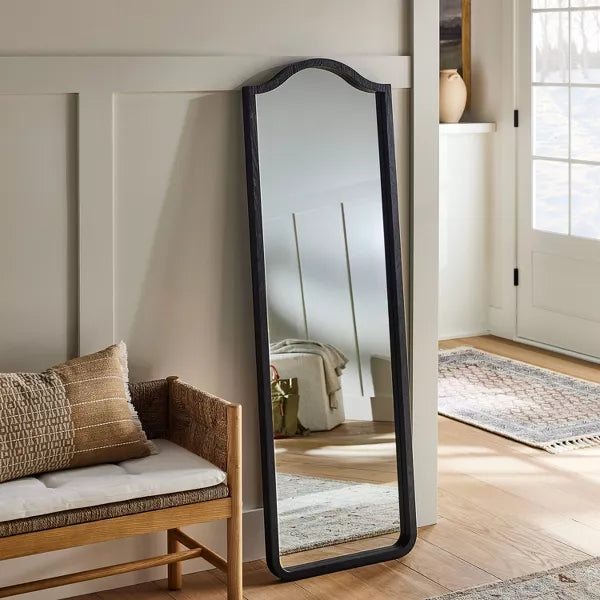 20" x 60" Shield Floor FSC Ash Wood Mirror Black - Threshold™ designed with Studio McGee