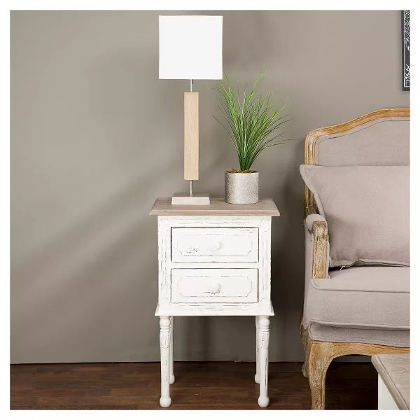 Nightstand White - Baxton Studio