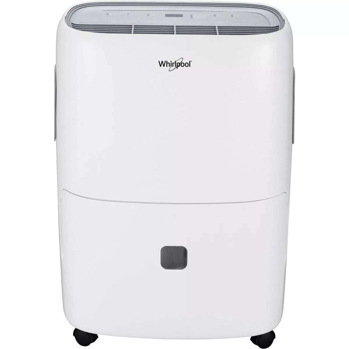 Whirlpool 50 Pint Portable Dehumidifier with Built-in Pump: Accudry, UL Listed, No Filter, Over 3000 sq. ft. Coverage