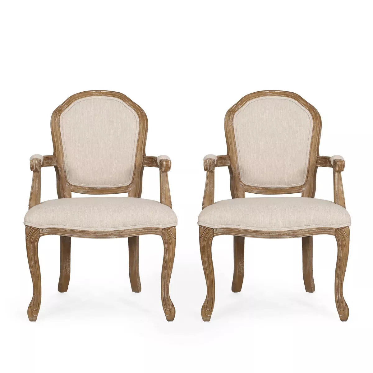 2pk Baldner Traditional Upholstered Dining Chairs - Christopher Knight Home