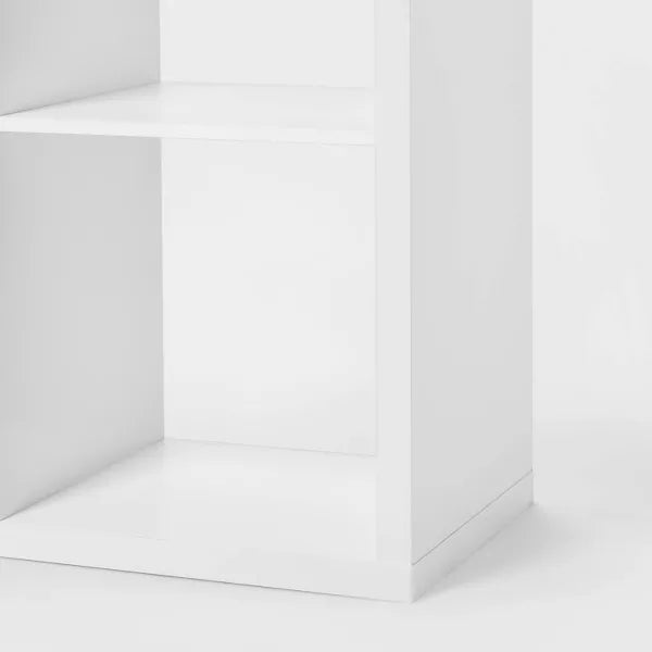 13'' 6 Cube Organizer White - Brightroom™: Decorative Bookshelf, Cubby Storage, MDF & Particle Board, 13" System Compatible