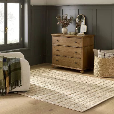 Box Grid Rectangular Handmade Woven Area Rug - Hearth & Hand™ with Magnolia