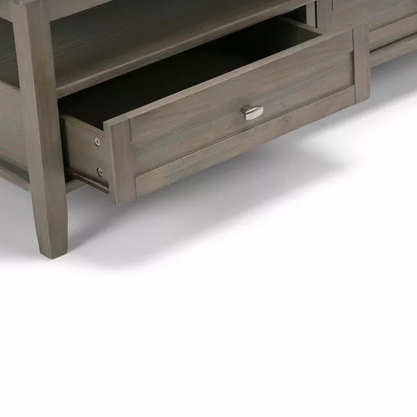 Norfolk Coffee Table - WyndenHall (Color Distressed Gray, Size 48")