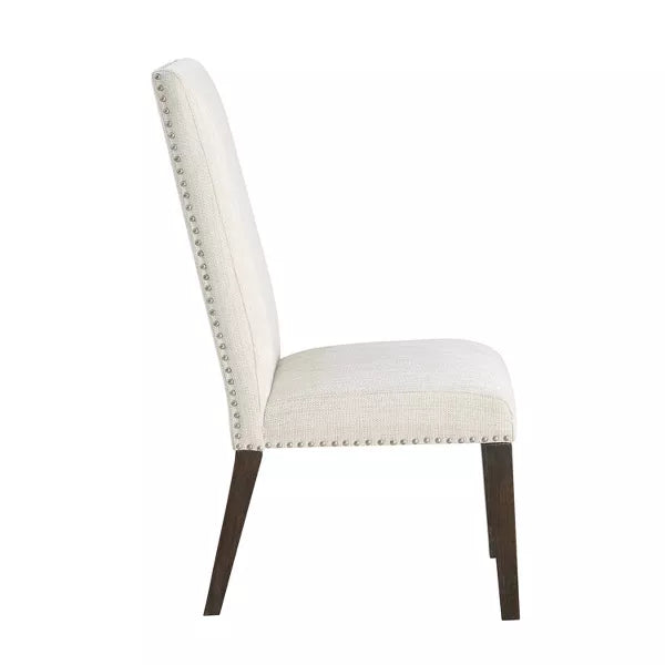 Set of 2 Hutchins Upholstered Chairs Cream - Steve Silver Co.