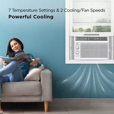 Tcl 5000 Btu Window Air Conditioner 150sf.ft Reusable Filter Compact Design (h5w33m) : Target