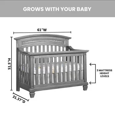 Oxford Baby Richmond 4-in-1 Convertible Crib