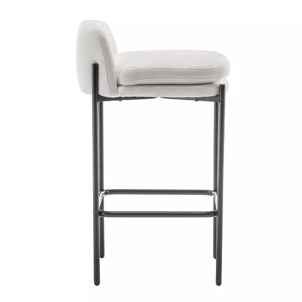 Modern Mid-Back Counter Height Barstool - WOVENBYRD