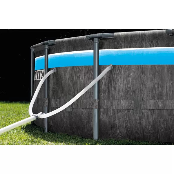 Intex 14' x 42" Clearview Prism Frame Above Ground Pool - Graywood Print