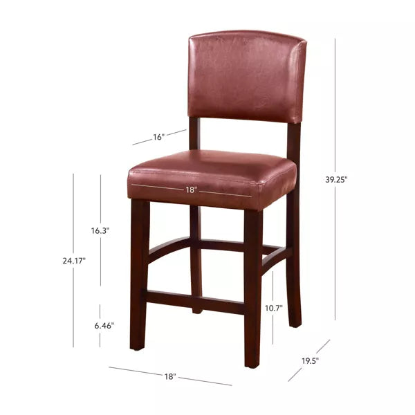 24" Monaco Counter Height Barstool - Linon