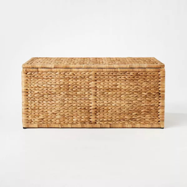 Natural Woven Storage Bench - Threshold™ designed with Studio McGee