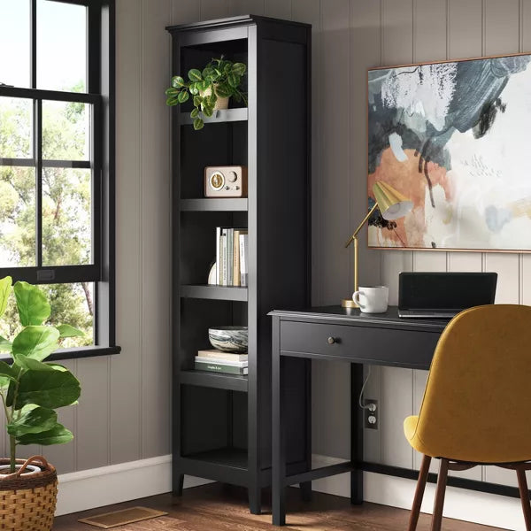 72" Carson Narrow Bookcase - Threshold™ (Black)