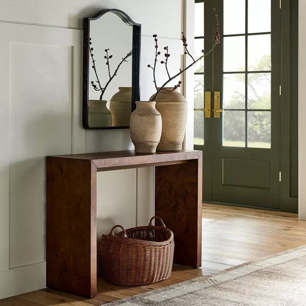 Ogden Burled Wood Console Table - Threshold™ designed with Studio McGee