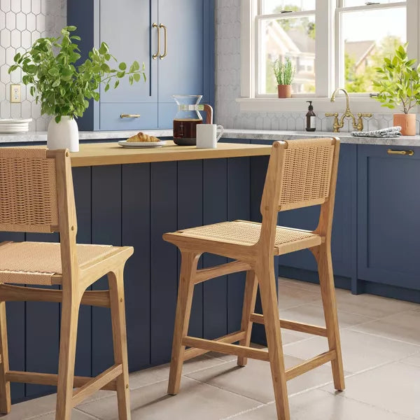 Ceylon Woven Counter Height Barstool - Threshold™