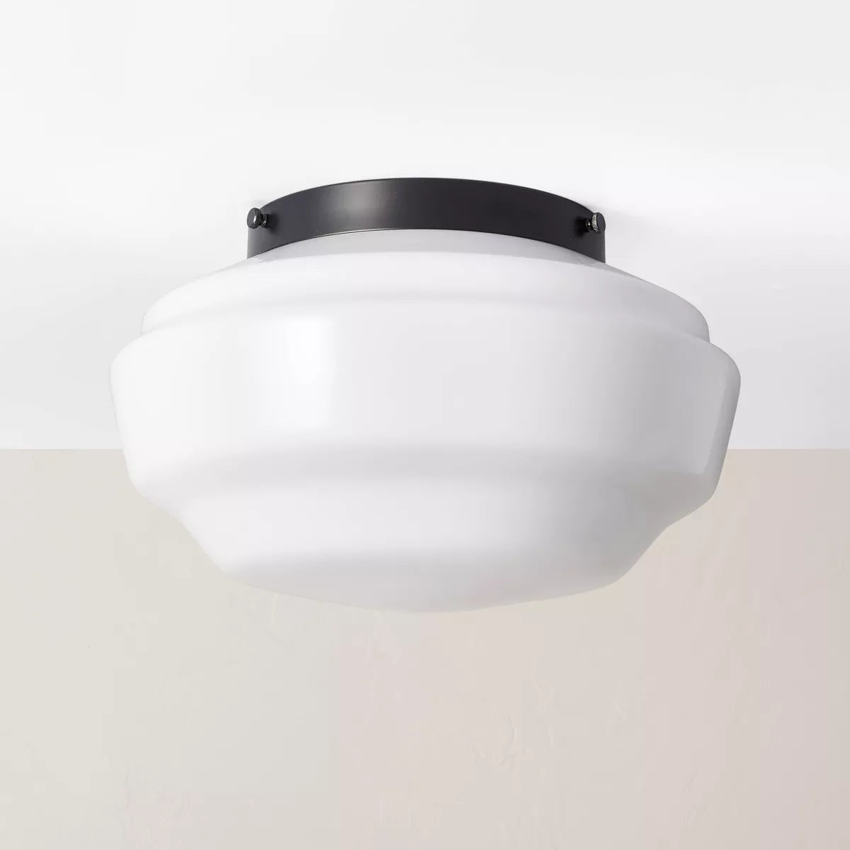 Milk Glass Flush Mount Celling Light - Hearth & Hand™ with Magnolia