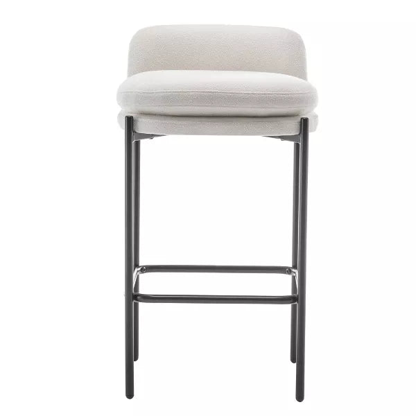 Modern Mid-Back Counter Height Barstool - WOVENBYRD