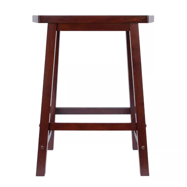 Katashi Fan Shape Stool Walnut - Winsome (Size 24")