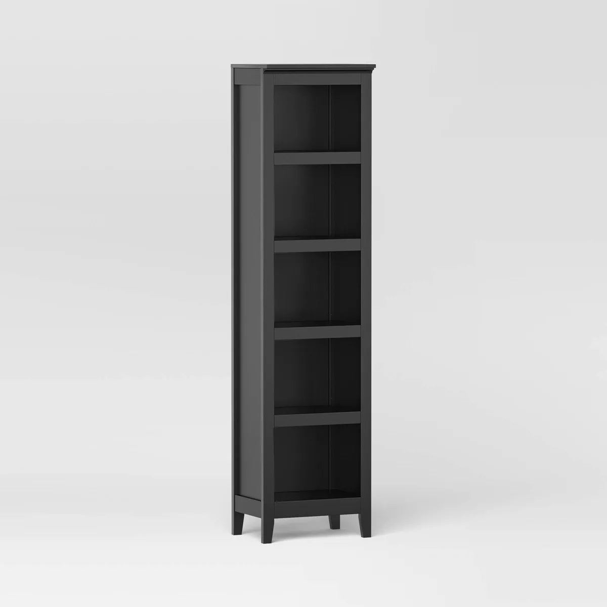 72" Carson Narrow Bookcase - Threshold™ (Black)