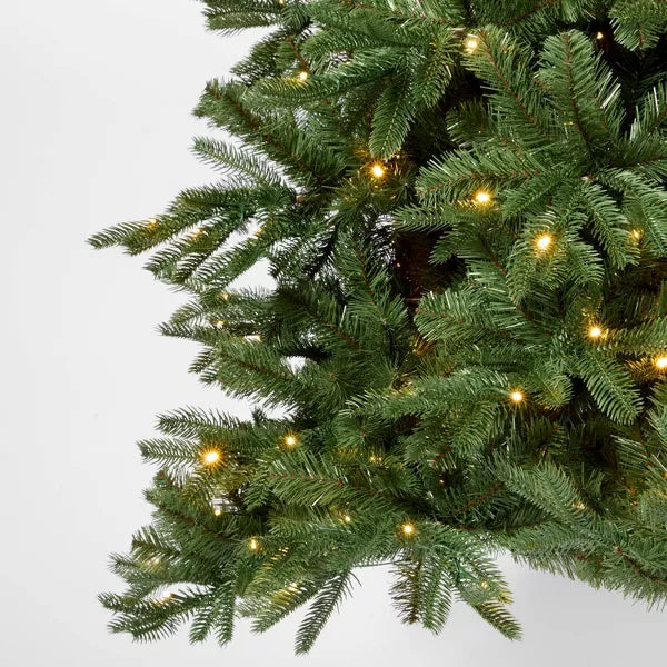 9ft Pre-Lit Balsam Fir Artificial Full Christmas Tree - Threshold™ designed with Studio McGee