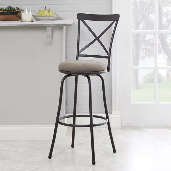 Karson Adjustable Height X Barstool - Holli Furniture