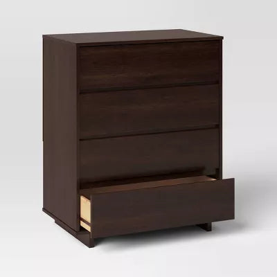 Modern 4 Drawer Dresser Espresso - Room Essentials™