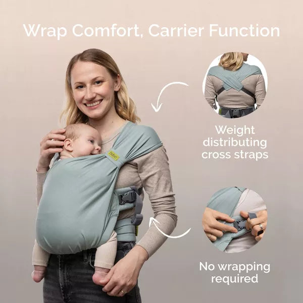 Boba Bliss 2-in-1 Hybrid Baby Carrier & Wrap (Color Sea Mist)