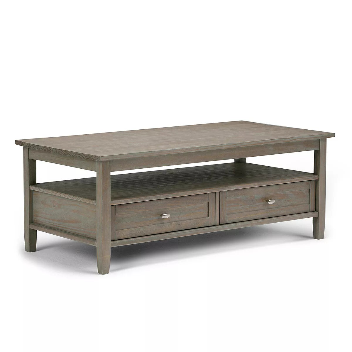 Norfolk Coffee Table - WyndenHall (Color Distressed Gray, Size 48")