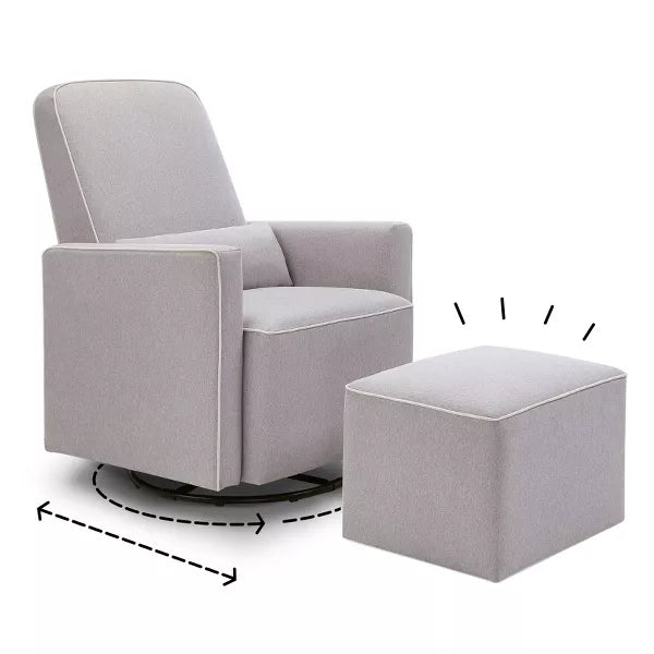 DaVinci Olive Glider and Ottoman